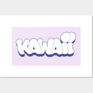 KAWAII Graffiti Bubble Lettering Posters and Art